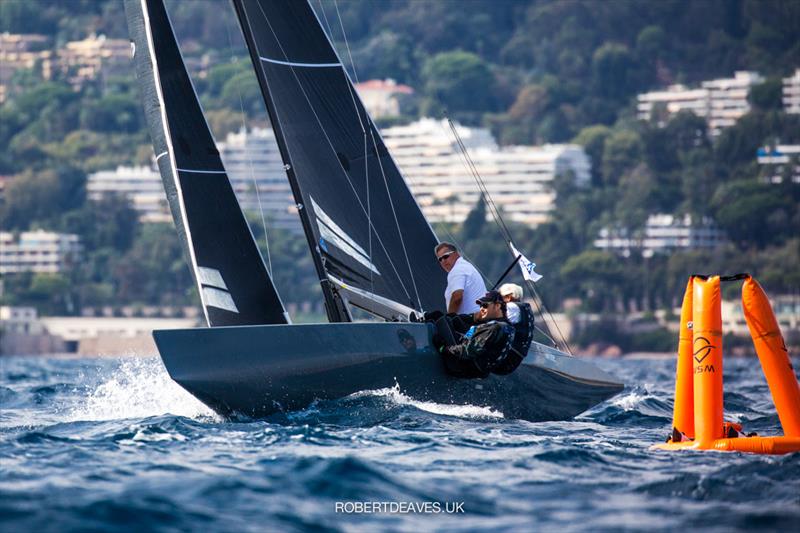 Black & White on day 3 of the 2021 5.5 Metre French Open in Cannes - photo © Robert Deaves