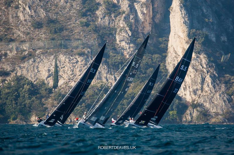 Close racing - 2021 5.5 Metre Alpen Cup - photo © Robert Deaves