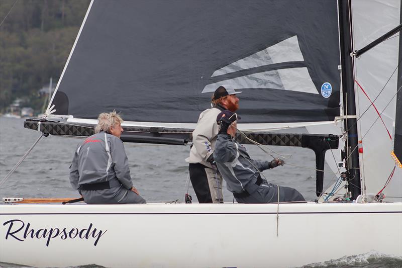 Rhapsody - 2022 5.5m Australian Championship photo copyright Rob McClelland taken at Royal Prince Alfred Yacht Club and featuring the 5.5m class