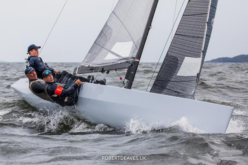 Jean Genie on day 1 of the 5.5 Metre Scandinavian Gold Cup - photo © Robert Deaves / www.robertdeaves.uk