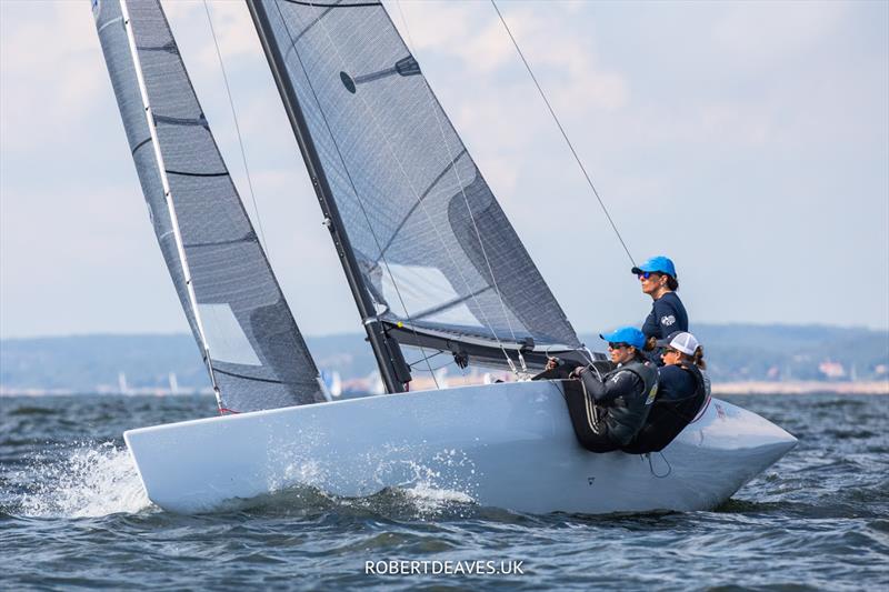 Girls on Film (GBR 41, Louise Morton, Annie Lush, Hannah Diamond)  during the 5.5 World Championship 2022 - photo © Robert Deaves