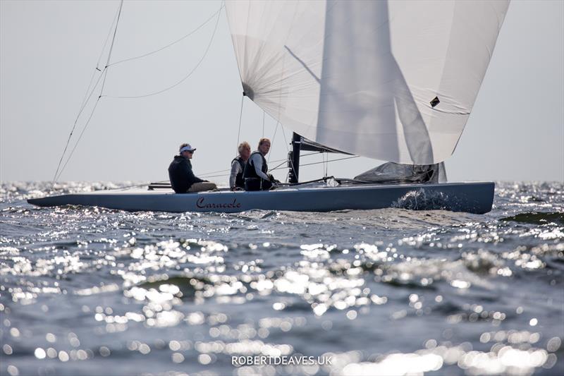 Caracole (SUI 214, Bernard Haissly, Nicolas Berthoud, Daniel Stampfli) during the 5.5 World Championship 2022 - photo © Robert Deaves