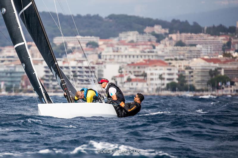 Feng Shui - 2022 5.5 Metre French Open at the Regates Royales in Cannes, Day 2 photo copyright Robert Deaves taken at Yacht Club de Cannes and featuring the 5.5m class