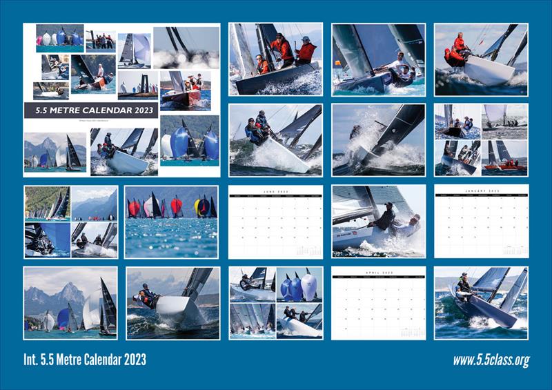 2023 5.5 Metre Wall Calendar photo copyright Robert Deaves taken at  and featuring the 5.5m class