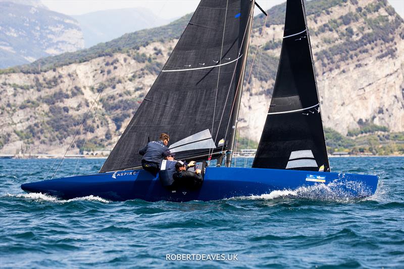 Aspire - 5.5 Metre Alpen Cup 2023 photo copyright Robert Deaves taken at Circolo Vela Torbole and featuring the 5.5m class