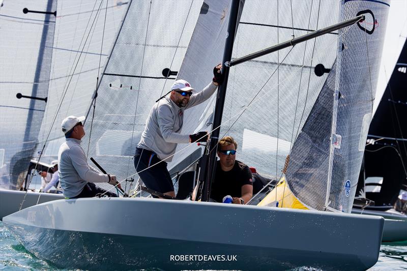 Artemis during the 5.5 Metre Joran Cup at Grandson photo copyright Robert Deaves / www.robertdeaves.uk taken at Cercle de la Voile de Grandson and featuring the 5.5m class