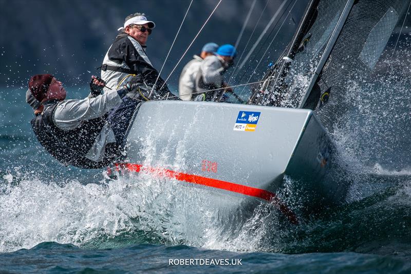 Caracole has been performing well in light winds this season photo copyright Robert Deaves taken at  and featuring the 5.5m class