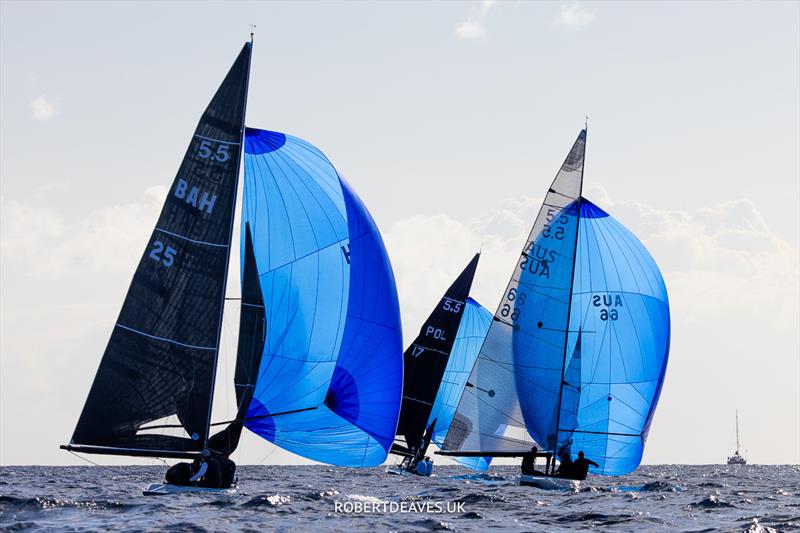 2023 5.5m Scandinavian Gold Cup - Race 3 photo copyright Robert Deaves / www.robertdeaves.uk taken at Yacht Club Costa Smeralda and featuring the 5.5m class