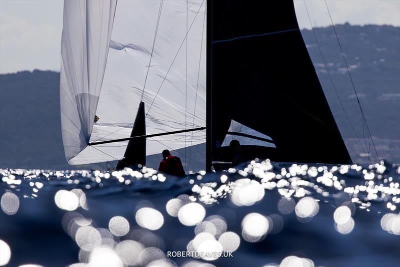 5.5 Metre World Championship in Porto Cervo - No Stress photo copyright Robert Deaves / www.robertdeaves.uk taken at Yacht Club Costa Smeralda and featuring the 5.5m class