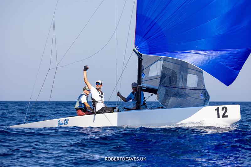 John B - 2023 5.5 Metre World Championship, day 3 - photo © Robert Deaves