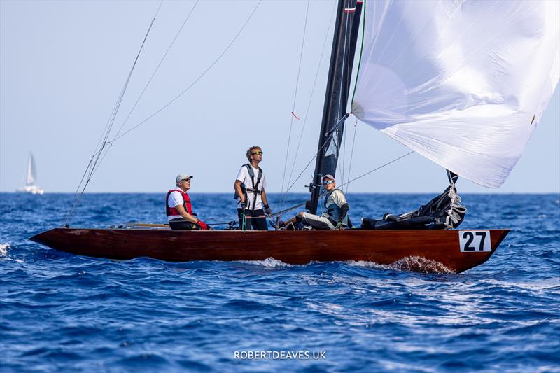 Criollo - 2023 5.5 Metre World Championship, day 3 photo copyright Robert Deaves taken at Yacht Club Costa Smeralda and featuring the 5.5m class