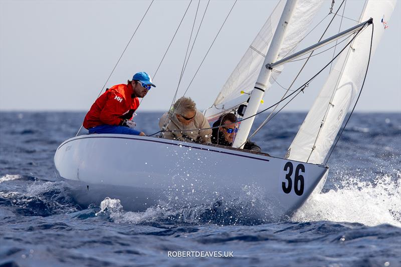 Violetta IV - 5.5 Metre World Championship 2023, day 4 photo copyright Robert Deaves taken at Yacht Club Costa Smeralda and featuring the 5.5m class