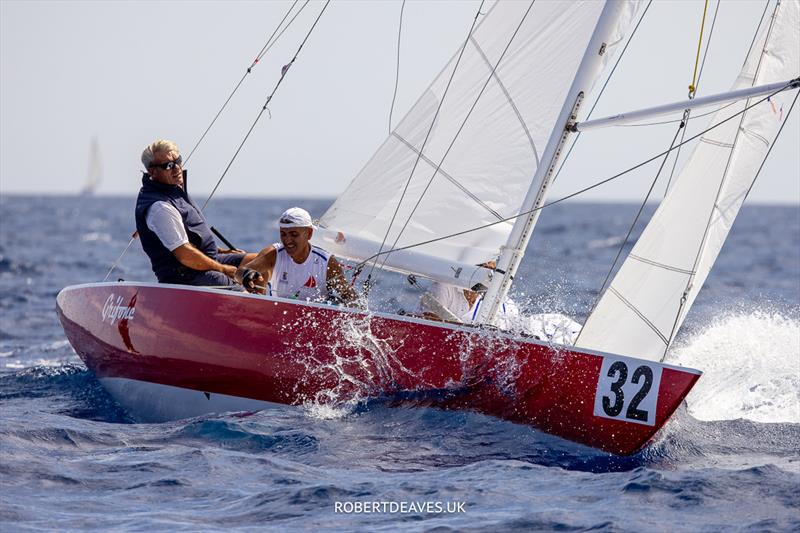 Grifone - 5.5 Metre World Championship 2023, day 4 photo copyright Robert Deaves taken at Yacht Club Costa Smeralda and featuring the 5.5m class