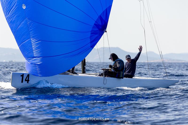 Ku-Ring-Gai III - 5.5 Metre World Championship 2023, final day photo copyright Robert Deaves taken at Yacht Club Costa Smeralda and featuring the 5.5m class