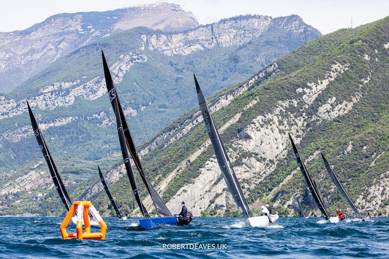 5.5 Metre Alpen Cup 2024 - Day 2 photo copyright Robert Deaves taken at Fraglia Vela Riva and featuring the 5.5m class