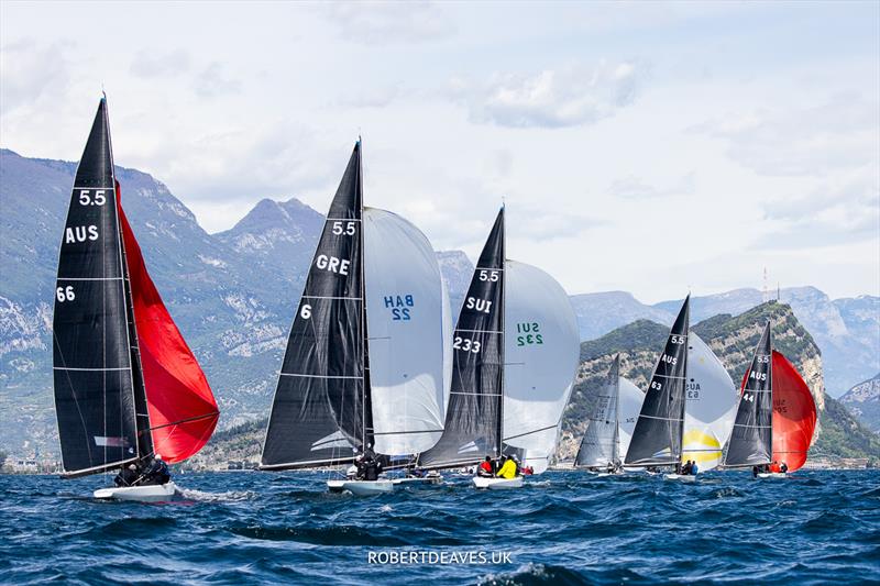 5.5 Metre Alpen Cup 2024 - Day 2 photo copyright Robert Deaves taken at Fraglia Vela Riva and featuring the 5.5m class