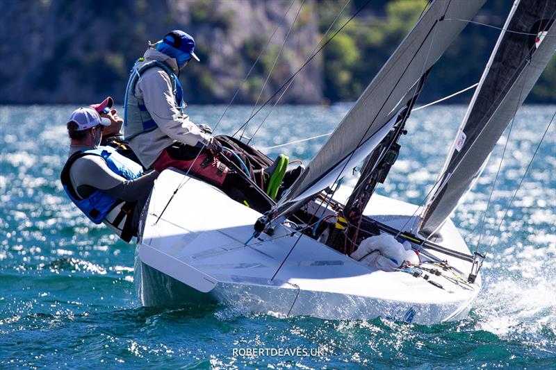 John B - 5.5 Metre Alpen Cup 2024 photo copyright Robert Deaves taken at Fraglia Vela Riva and featuring the 5.5m class