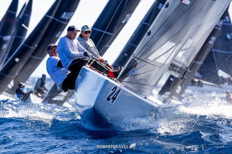 The Jean Genie in Porto Cervo photo copyright Robert Deaves taken at  and featuring the 5.5m class