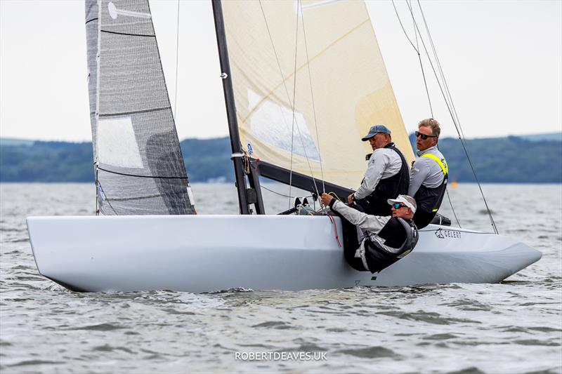 Gelert wins the 5.5 Metre British National Championship at Cowes photo copyright Robert Deaves / www.robertdeaves.uk taken at Royal Yacht Squadron and featuring the 5.5m class