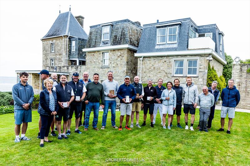 Prizegiving at the Royal Yacht Squadron after the 5.5 Metre British National Championship at Cowes - photo © Robert Deaves / www.robertdeaves.uk