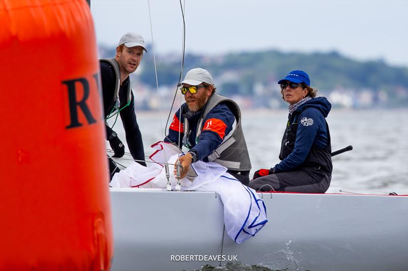 Girls on Film during the 5.5 Metre British National Championship at Cowes - photo © Robert Deaves / www.robertdeaves.uk