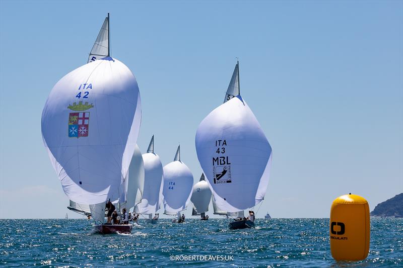 Grifone leads Race 3 - 5.5 Metre Enoshima Trophy 2025, day 2 photo copyright Robert Deaves taken at  and featuring the 5.5m class