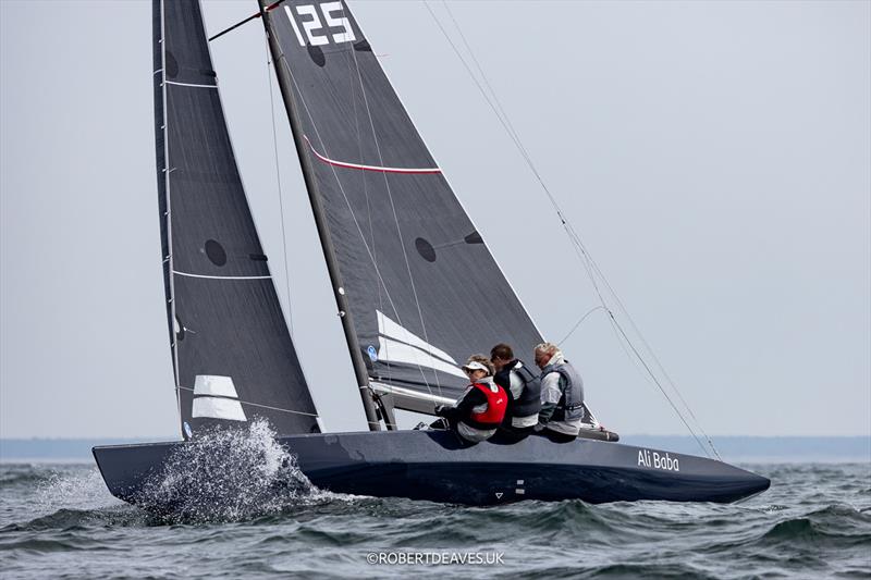 Ali Baba in blue - 5.5 Metre German Open 2025 Day 2 photo copyright Robert Deaves taken at  and featuring the 5.5m class