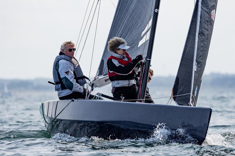 Ali Baba in blue - 5.5 Metre German Open 2025 Day 3 - photo © Robert Deaves