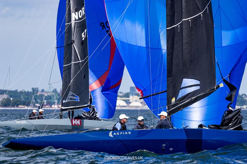 Downwind Race 4 - 5.5 Metre Scandinavian Gold Cup 2025 - photo © Robert Deaves / www.robertdeaves.uk