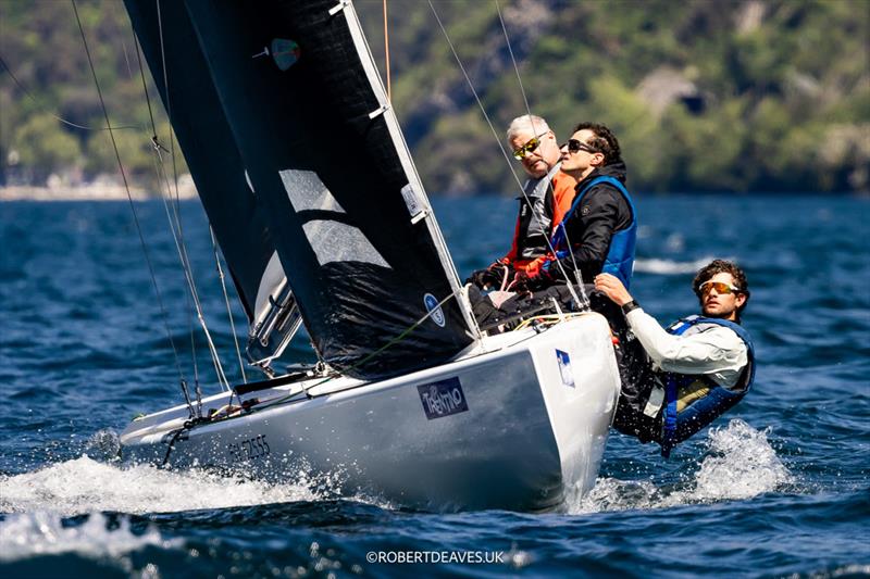 Randale on day 2 of the 5.5 Metre Alpen Cup at Riva, Lake Garda, Italy photo copyright Robert Deaves / www.robertdeaves.uk taken at Fraglia Vela Riva and featuring the 5.5m class