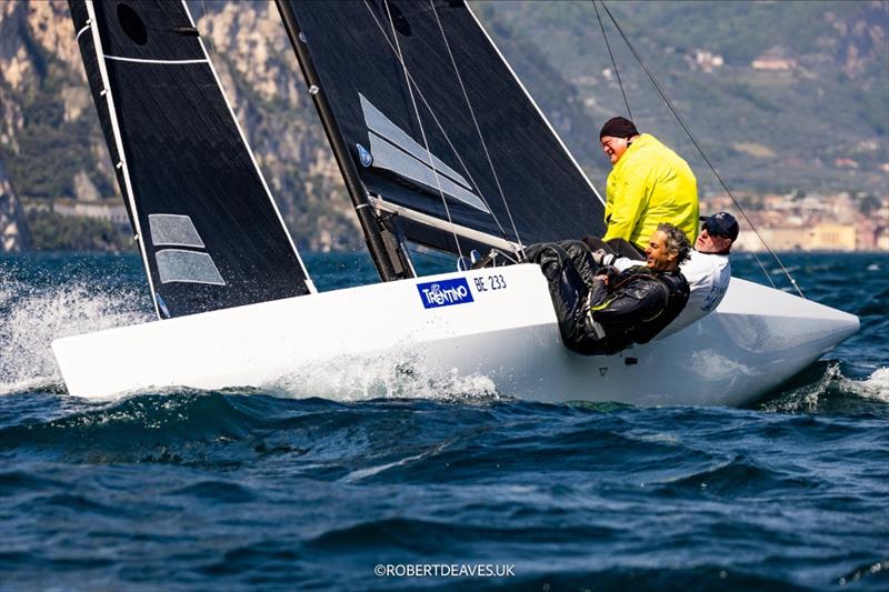 Marie-Françoise XXII  on day 3 of the 5.5 Metre Alpen Cup at Riva, Lake Garda, Italy - photo © Robert Deaves / www.robertdeaves.uk