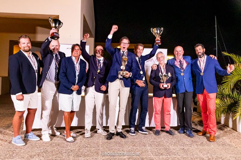 Top 3 teams in the 2026 5.5 Metre World Championship - photo © Robert Deaves / www.robertdeaves.uk