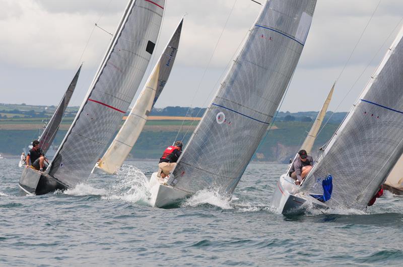 International Six Metre British Open Championships in Falmouth photo copyright Lee Whitehead / www.photolounge.co.uk taken at Royal Cornwall Yacht Club and featuring the 6m class