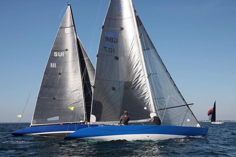 2018 International 6 Metre European Championship - Day 1 photo copyright Fiona Brown taken at Société Nautique de La Trinité-sur-Mer and featuring the 6m class