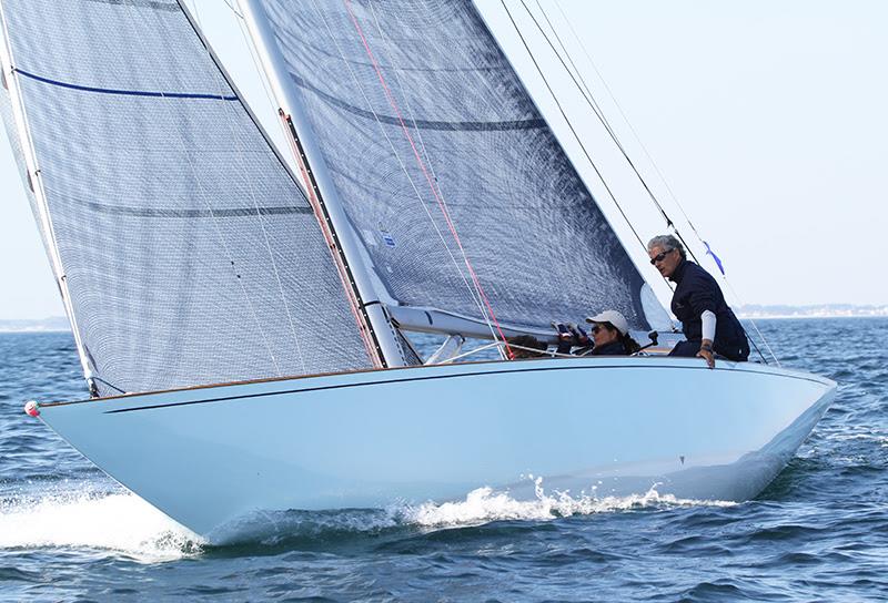 Titia - 2018 International 6 Metre European Championship photo copyright Fiona Brown taken at Société Nautique de La Trinité-sur-Mer and featuring the 6m class