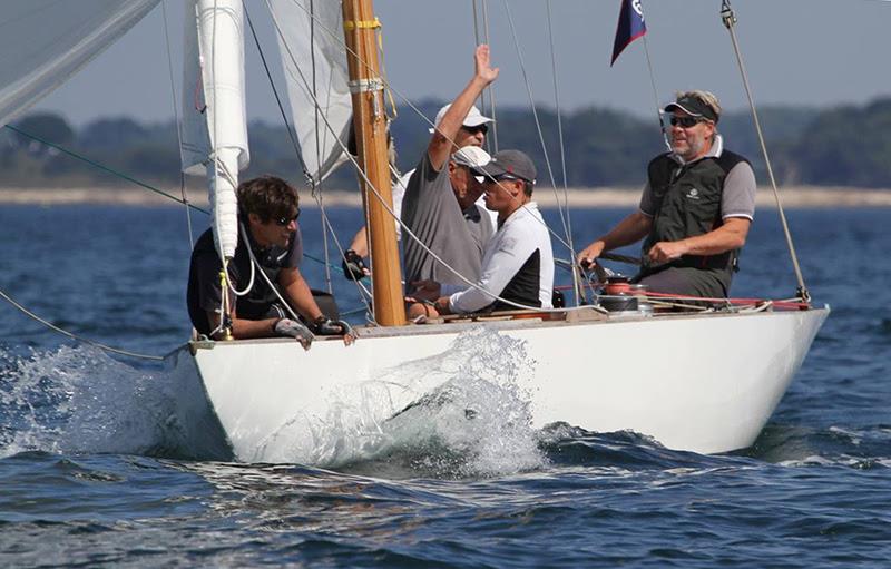 Thilo Durach's Gustaf Estlander designed Carmela photo copyright Fiona Brown taken at Société Nautique de La Trinité-sur-Mer and featuring the 6m class