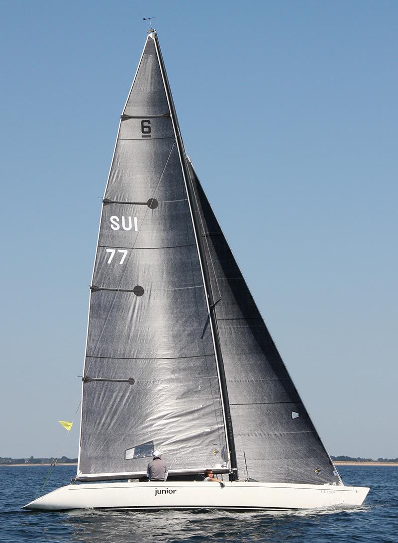 Open Division runner up Junior photo copyright Fiona Brown taken at Société Nautique de La Trinité-sur-Mer and featuring the 6m class