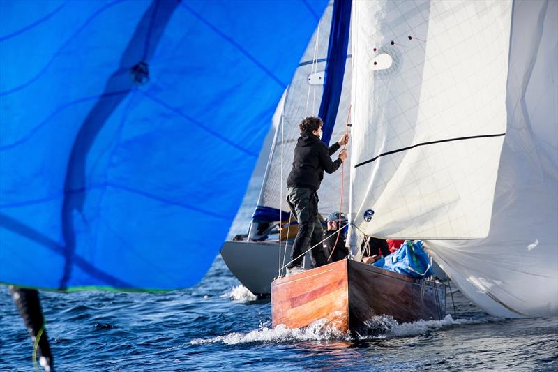 `Ian`, built 1929, one of the oldest in the fleet - Xacobeo 6mR Europeans - photo © Maria Muina