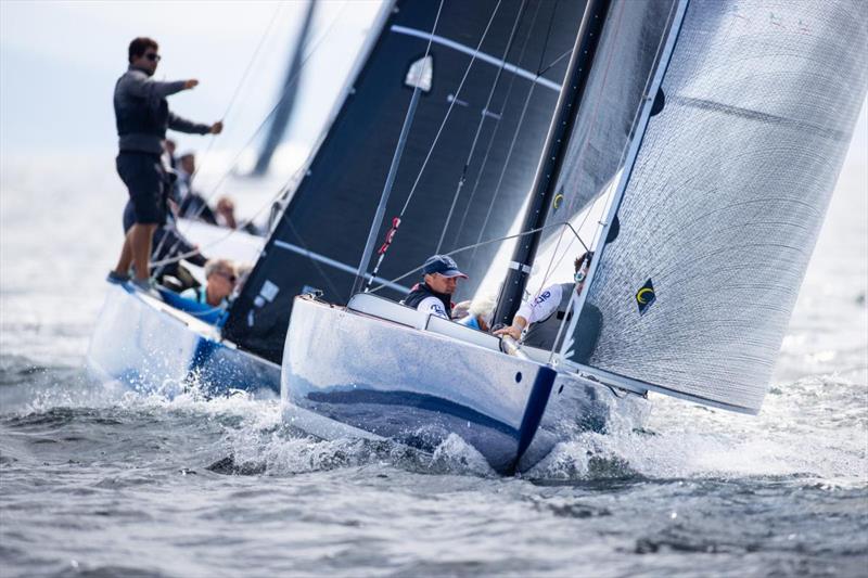 Xacobeo Six Metre European Championship 2021 day 2 photo copyright María Muiña / Xacobeo 6mR Europeans taken at Real Club Nautico de Sanxenxo and featuring the 6m class