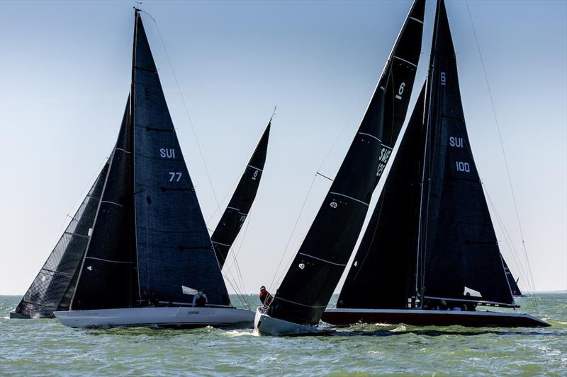2023 Six Metre World Championship Day 1 photo copyright SailingShots by Maria Muiña taken at Royal Yacht Squadron and featuring the 6m class