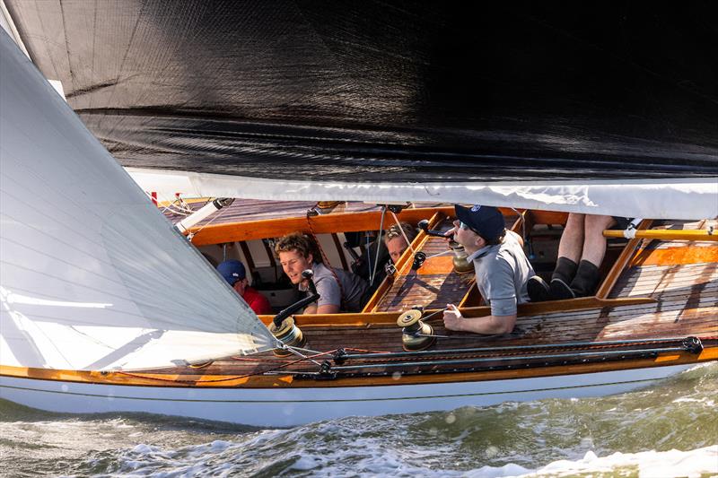 2023 Six Metre World Championship Day 2 photo copyright SailingShots by Maria Muiña taken at Royal Yacht Squadron and featuring the 6m class