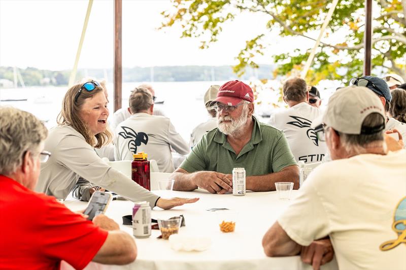 No wind on day 1 of the Six Metre World Championship at Seawanhaka Corinthian Yacht Club photo copyright SailingShots by Maria Muiña taken at Seawanhaka Corinthian Yacht Club and featuring the 6m class