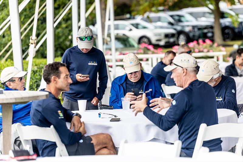 No wind on day 1 of the Six Metre World Championship at Seawanhaka Corinthian Yacht Club photo copyright SailingShots by Maria Muiña taken at Seawanhaka Corinthian Yacht Club and featuring the 6m class