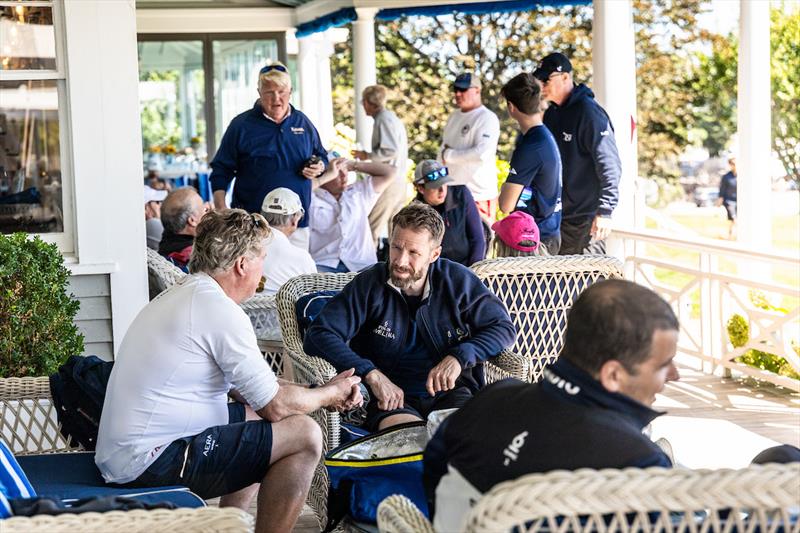 No wind on day 1 of the Six Metre World Championship at Seawanhaka Corinthian Yacht Club photo copyright SailingShots by Maria Muiña taken at Seawanhaka Corinthian Yacht Club and featuring the 6m class