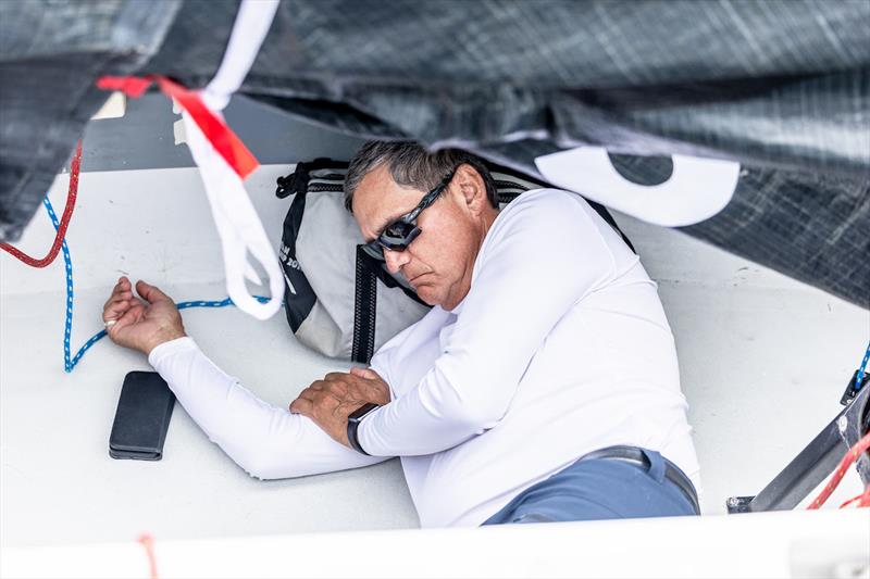 No wind on day 1 of the Six Metre World Championship at Seawanhaka Corinthian Yacht Club photo copyright SailingShots by Maria Muiña taken at Seawanhaka Corinthian Yacht Club and featuring the 6m class