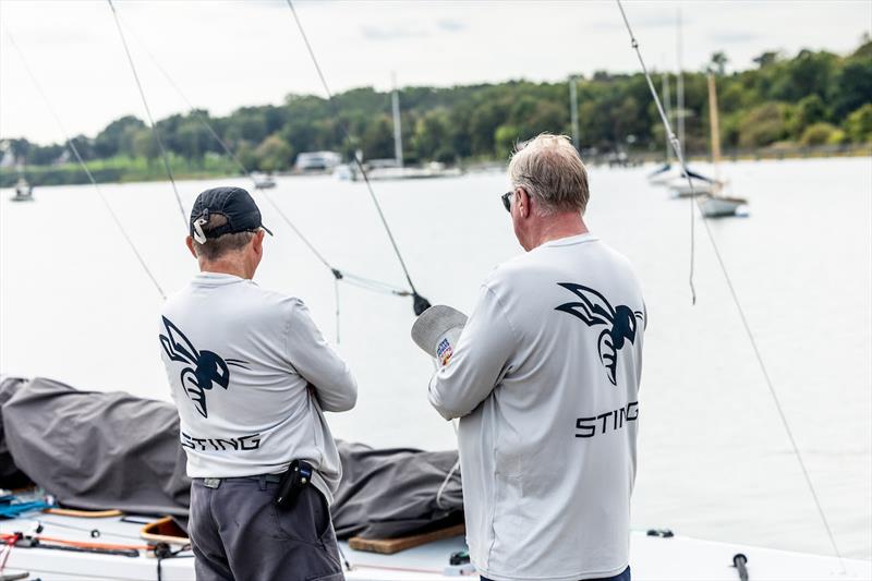 No wind on day 1 of the Six Metre World Championship at Seawanhaka Corinthian Yacht Club photo copyright SailingShots by Maria Muiña taken at Seawanhaka Corinthian Yacht Club and featuring the 6m class