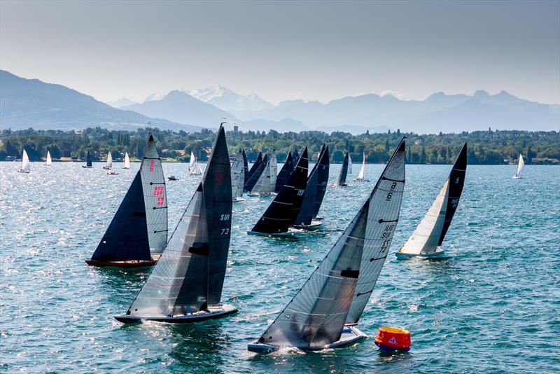 2026 International Six Metre Europeans Day 4 photo copyright María Muiña / www.sailingshots.es taken at Société Nautique de Genève and featuring the 6m class