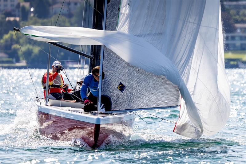 2026 International Six Metre Europeans Day 4 photo copyright María Muiña / www.sailingshots.es taken at Société Nautique de Genève and featuring the 6m class