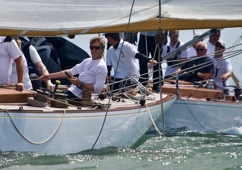 8 Metre World Championship 2019 photo copyright Tom Hicks / www.solentaction.com taken at Royal Yacht Squadron and featuring the 8m class