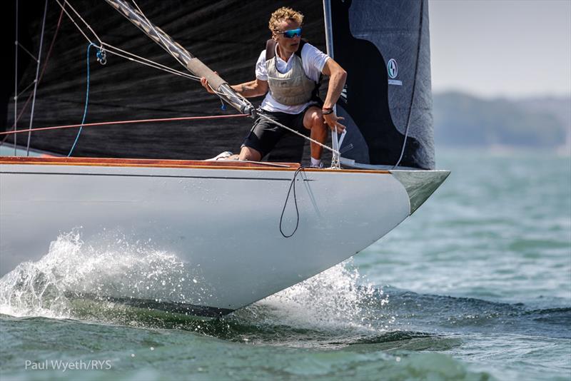 If in the 8 Metre World Championship 2019 photo copyright Paul Wyeth / www.pwpictures.com taken at Royal Yacht Squadron and featuring the 8m class